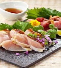 鹿児島　岩崎屋　いわさきや　鶏たたき・炭火焼セット