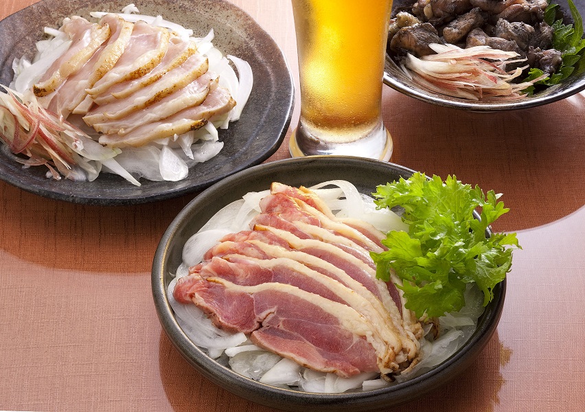 鹿児島　岩崎屋　いわさきや　鶏たたき・炭火焼セット