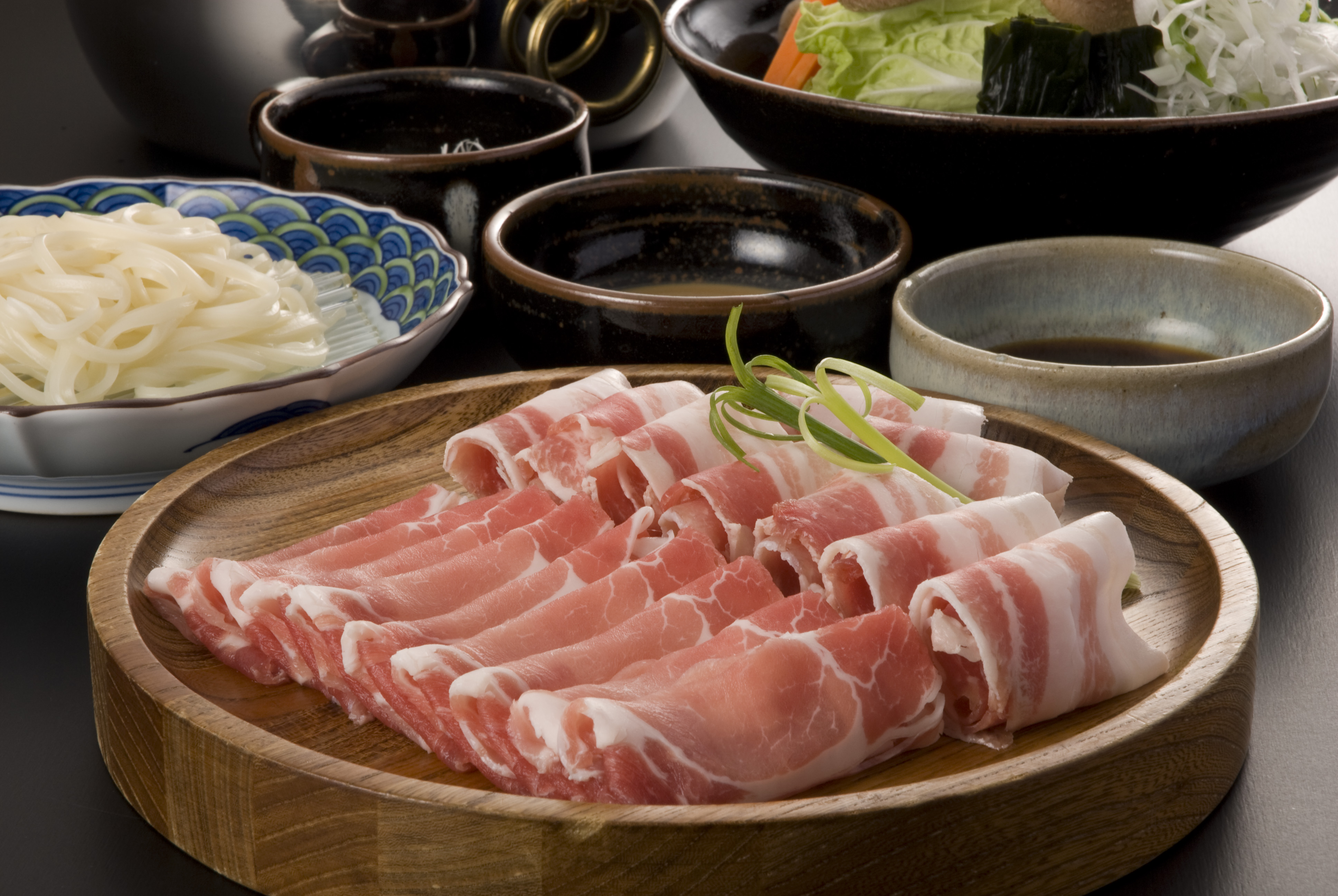鹿児島　岩崎屋　いわさきや　南海うどん・鹿児島黒豚しゃぶしゃぶセット