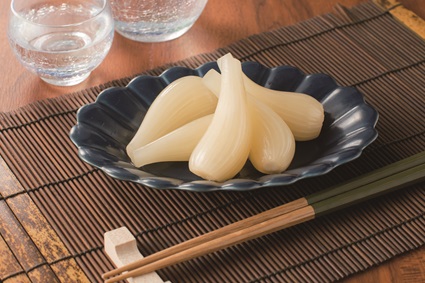 鹿児島　岩崎屋　いわさきや　夏季限定ラベル焼酎(白露)　岩崎屋の酢らっきょう