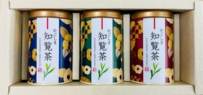 鹿児島　岩崎屋　いわさきや　知覧茶　缶入り　3本セット