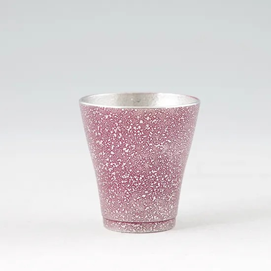 鹿児島　岩崎屋　いわさきや　匠の華720mlセット　錫フリーカップゼロ紫吹雪漆加工140ml